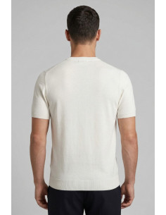 Nerovago maglia girocollo mezza manica in cotone 660101-NV [249991a5] 2