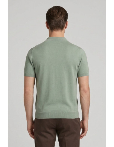 Nerovago maglia girocollo mezza manica in cotone 660101-NV [224e004b]
