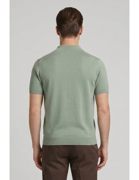 Nerovago maglia girocollo mezza manica in cotone 660101-NV [224e004b]