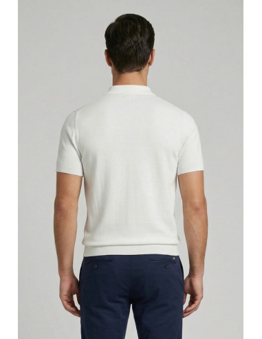 Nerovago polo maglia in cotone extra fine con bottoni 661003-NV [ed9022f2]
