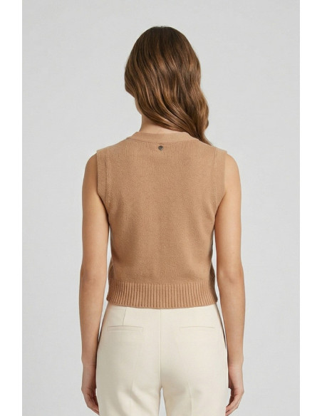 Blash gilet scollo a V in cotone BS1700012 [16ce4d1c]