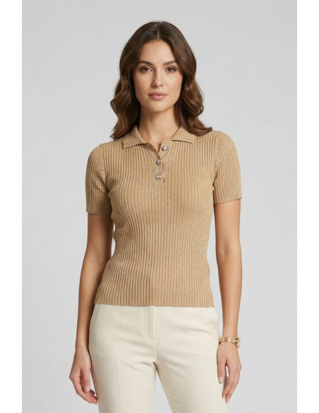 Markup maglia polo in misto viscosa MW1600027 [92ae7a68]