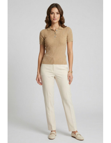 Markup maglia polo in misto viscosa MW1600027 [fc95f861]
