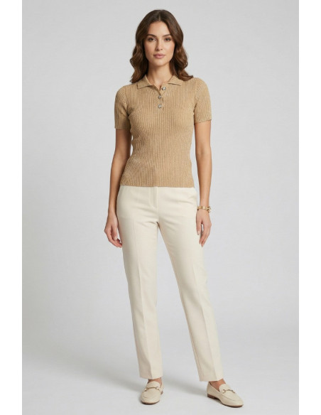Markup maglia polo in misto viscosa MW1600027 [fc95f861]