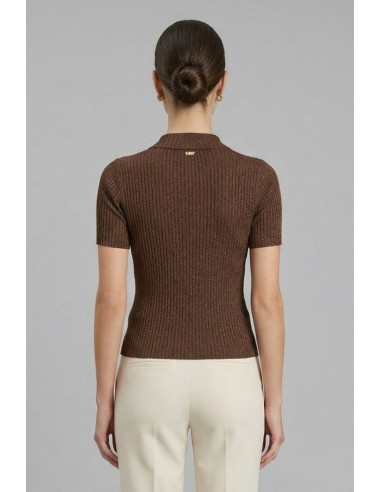 Markup maglia polo in misto viscosa MW1600027 [365c3387]
