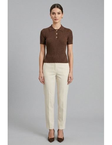 Markup maglia polo in misto viscosa MW1600027 [8141f283]