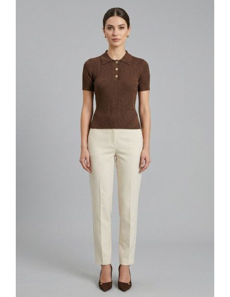 Markup maglia polo in misto viscosa MW1600027 [8141f283]