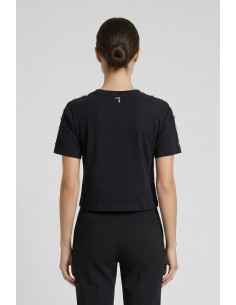 Markup t-shirt in cotone con dettagli luminosi MW1610002 [3533fd75] 2