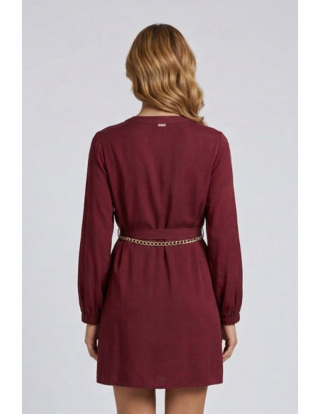 Markup abito corto in twill di viscosa MW1610218 [51cb21d3]
