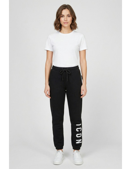 Icon jogger in cotone stretch con maxi stampa logo IDP003 [9548fec6]