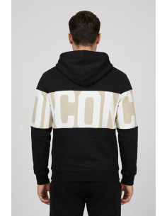 Icon felpa da uomo con logo a contrasto in cotone stretch iuf019 [7cb01b67] 2