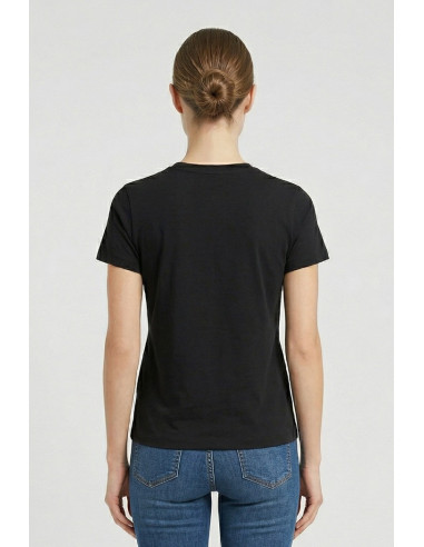 PDK t-shirt in cotone con ricamo floreale 3297P4586 [652b4471]
