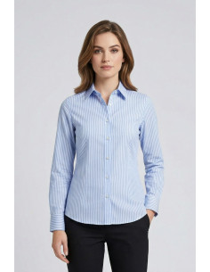 PDK camicia a righe in misto cotone 056882 [241d9590]