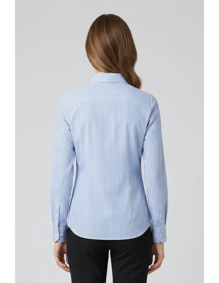 PDK camicia a righe in misto cotone 056882 [fd3bd69d]