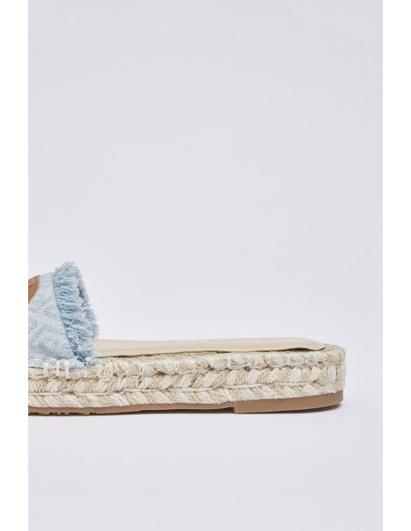 Liu Jo ciabatte in denim con maxi logo Paros 01 SA6099TX523 [cef78b52]
