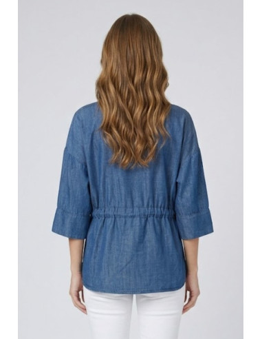 Markup overshirt in tessuto effetto denim MW1660101 [ca5c8e79]