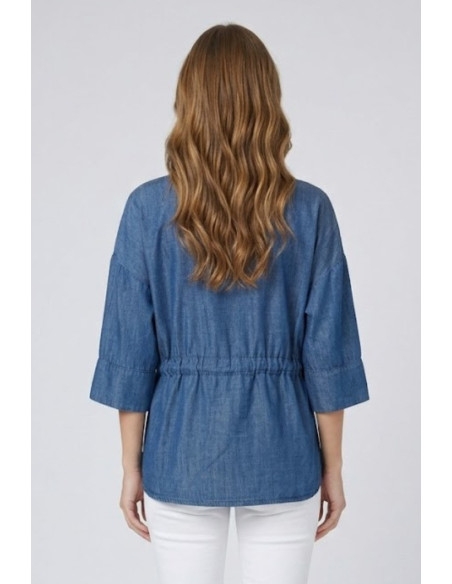 Markup overshirt in tessuto effetto denim MW1660101 [ca5c8e79]