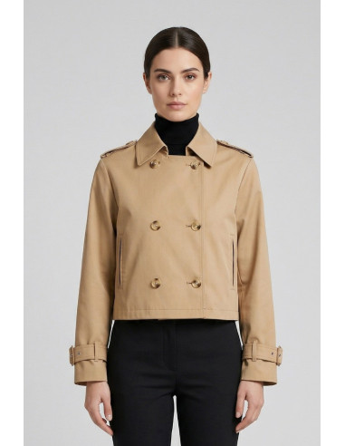 PDK giacca trench cropped 4478P4622 [b15756d2]
