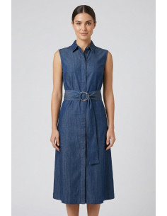 Markup abito in tessuto effetto denim MW1610200 [c2eb1614] 2
