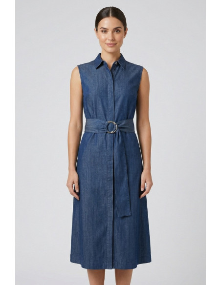 Markup abito in tessuto effetto denim MW1610200 [1bcd5519]