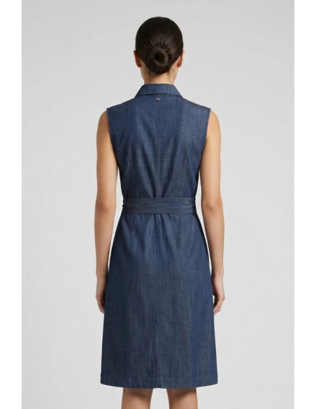 Markup abito in tessuto effetto denim MW1610200 [acd0941d]