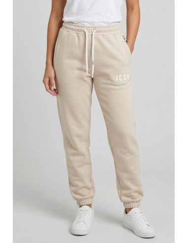 Icon jogger in cotone stretch con mini stampa logo IDP001 [9220ab36]