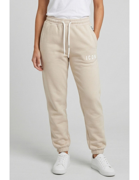 Icon jogger in cotone stretch con mini stampa logo IDP001 [9220ab36]