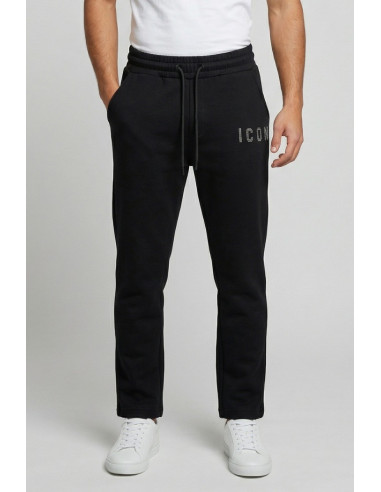 Icon jogger in misto viscosa con logo borchiato IUP010 [5fd50aa6]