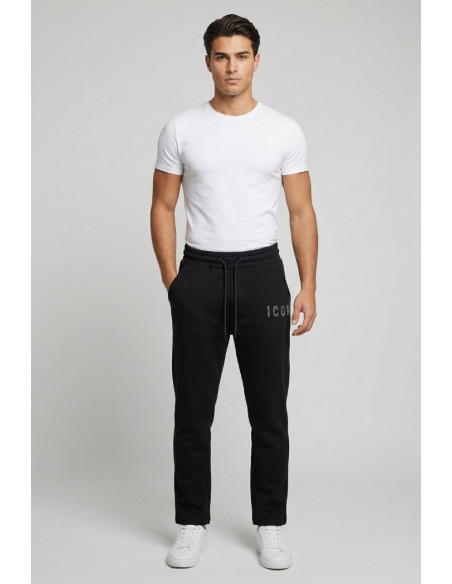 Icon jogger in misto viscosa con logo borchiato IUP010 [31ee88af]