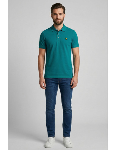 Lyle & Scott polo in piquet di cotone stretch SP400VOG [24250d06]