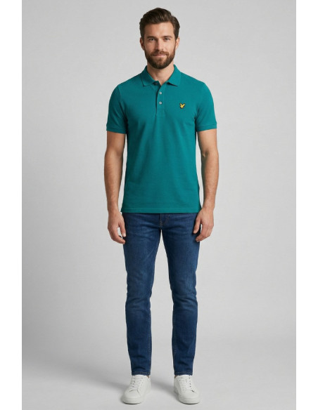 Lyle & Scott polo in piquet di cotone stretch SP400VOG [24250d06]