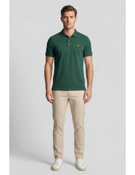 Lyle & Scott polo in piquet di cotone stretch SP400VOG [cd6eccc8]