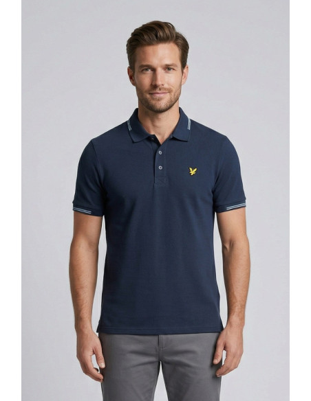 Lyle & Scott polo in piquet di cotone fine SP2402V [c1387360]
