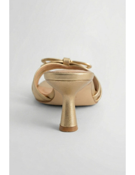 Gold & Gold sandalo con incrocio e fiocco GP921 [bd1fd561]