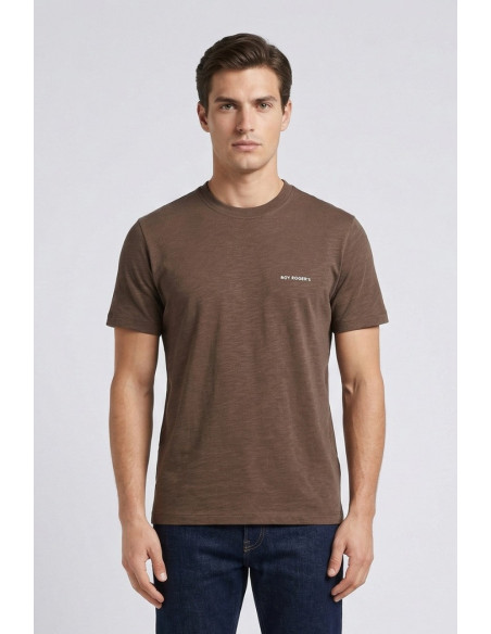 Roy Roger's t-shirt girocollo in jersey Supima RRU90049CG060569 [368df454]