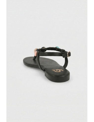 Gold & Gold sandalo infradito con pietre FL270 [472d840c]