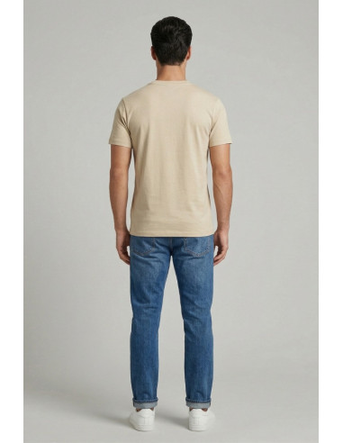 Icon t-shirt in cotone con stampa logo IUT002 [abf7f8b0]
