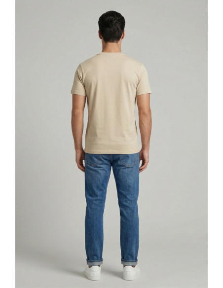 Icon t-shirt in cotone con stampa logo IUT002 [abf7f8b0]