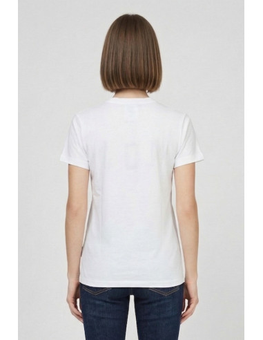 Icon t-shirt in jersey di cotone con maxi stampa logo IDT001 [c5d32966]