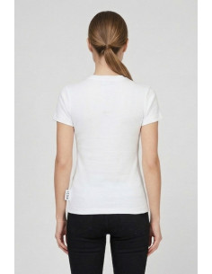 Icon t-shirt aderente in jersey con mini stampa logo IDT002 [ad95b948] 2