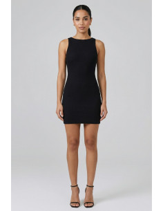 Markup abito corto in cotone stretch MW11200 [f6039864]