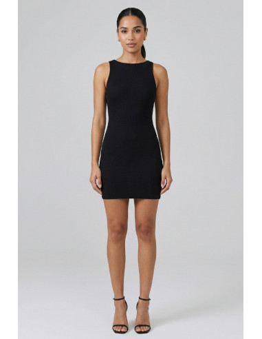 Markup abito corto in cotone stretch MW11200 [f6039864]