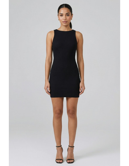 Markup abito corto in cotone stretch MW11200 [f6039864]
