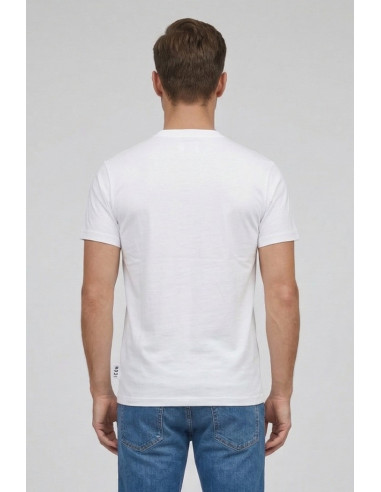 Icon t-shirt in cotone con stampa logo effetto lucido IUT019 [3600906e]