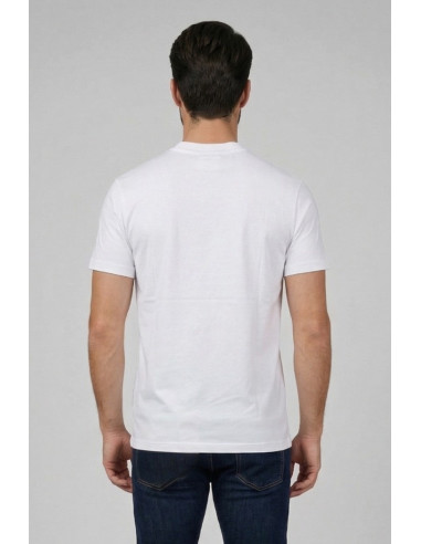 Icon t-shirt in cotone con logo oro IUT022 [e70387f8]
