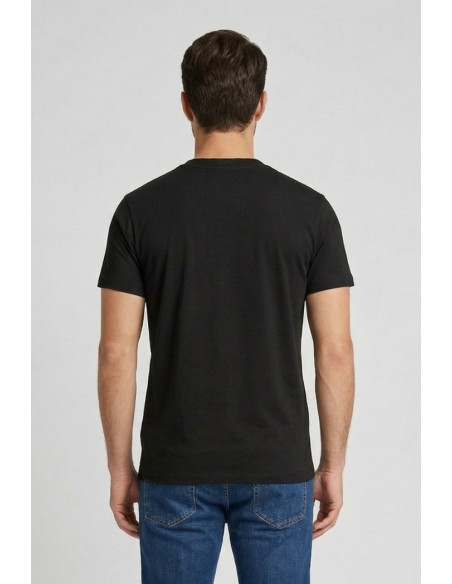 Icon t-shirt in cotone con logo oro IUT022 [cc013f74]