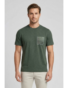 Markup t-shirt in tessuto tecnico con taschino MK1910091 [87e61e75]