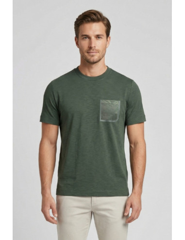 Markup t-shirt in tessuto tecnico con taschino MK1910091 [87e61e75]
