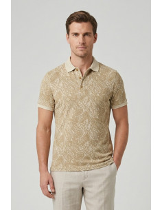 Markup polo da uomo in cotone a fantasia mk1910087 [ba5bf982]
