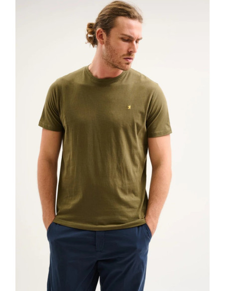 Jaggy t-shirt in jersey con logo ricamo Sahara JMT004DJ102261 [02c8e488]